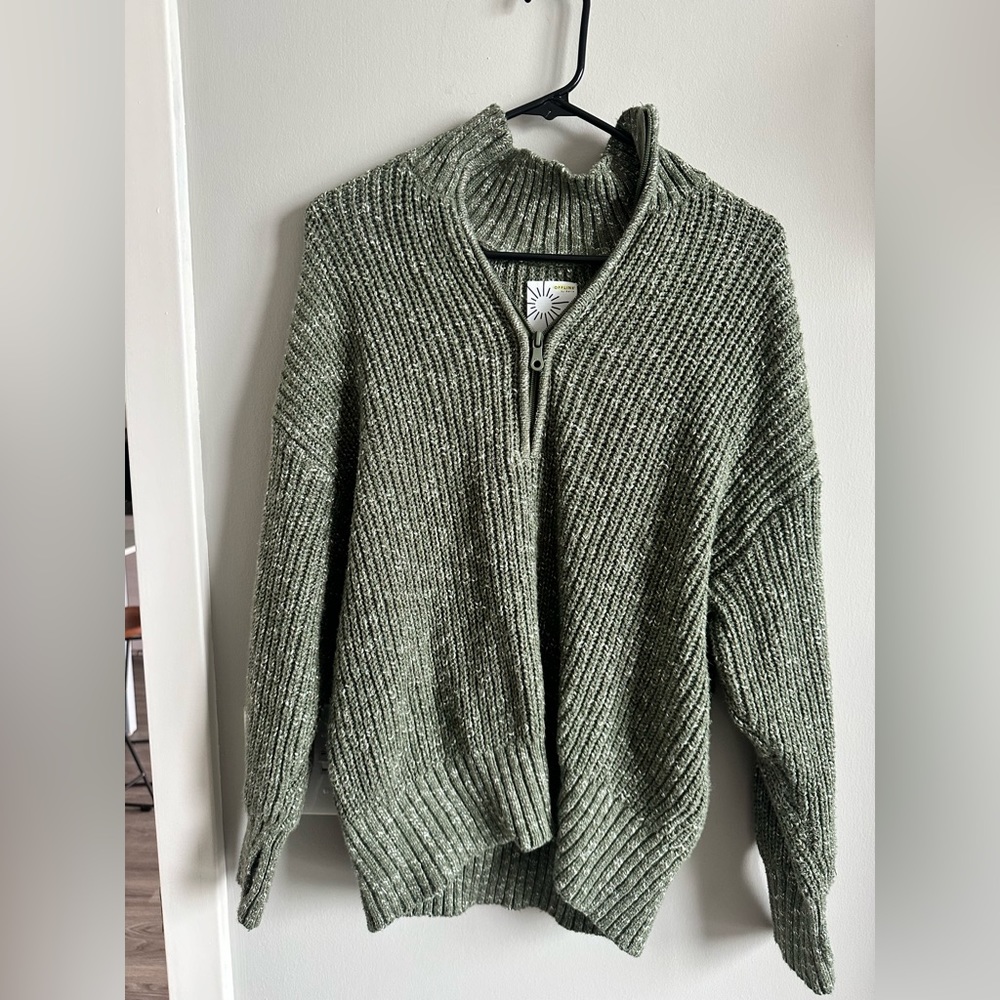 Aerie quarter zip sweater